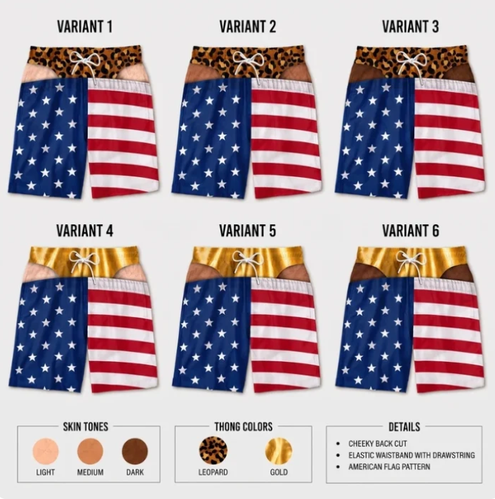 Funny Trunks Gag Swimming Shorts