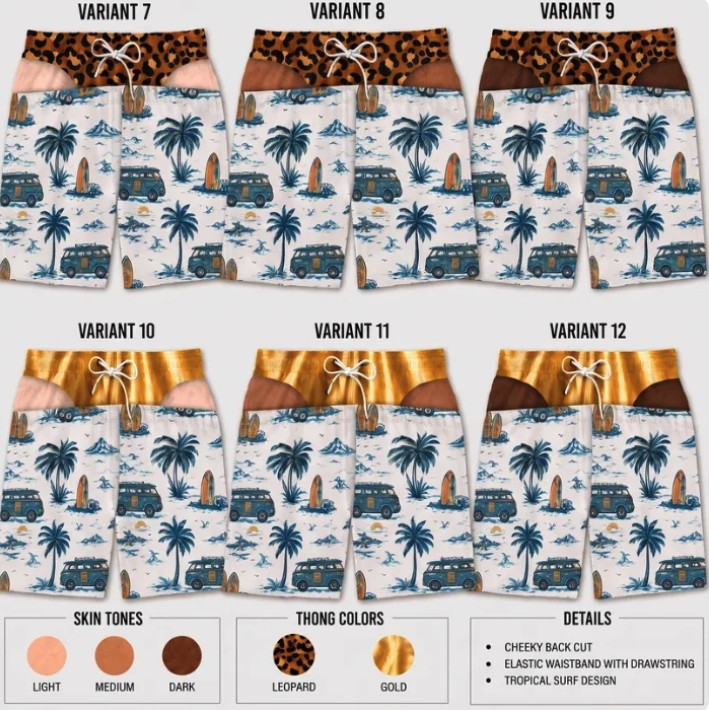 Funny Trunks Gag Swimming Shorts