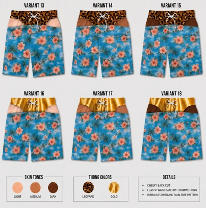 Funny Trunks Gag Swimming Shorts