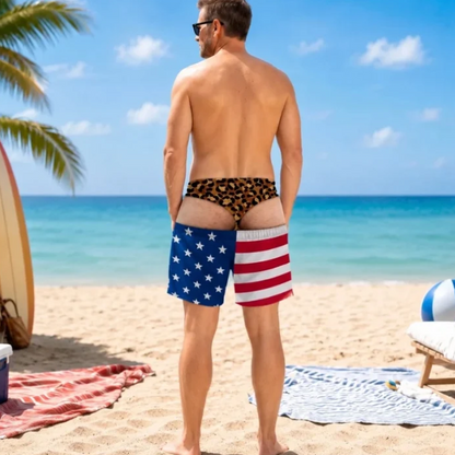 Funny Trunks Gag Swimming Shorts