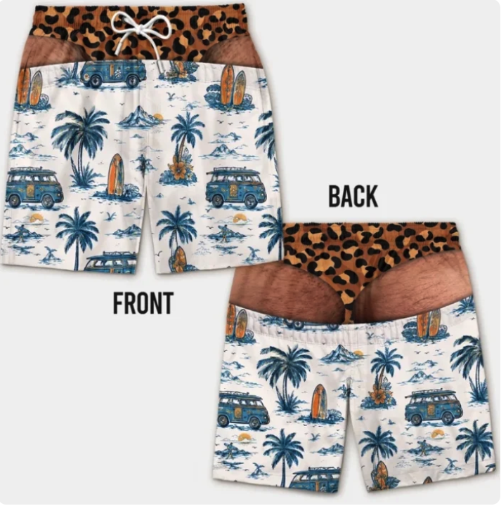 Funny Trunks Gag Swimming Shorts