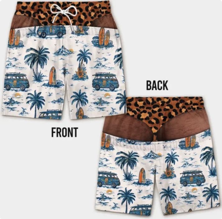 Funny Trunks Gag Swimming Shorts