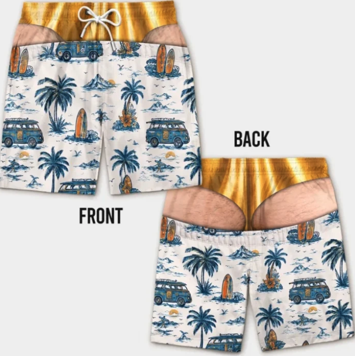 Funny Trunks Gag Swimming Shorts