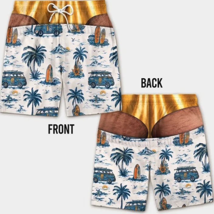 Funny Trunks Gag Swimming Shorts