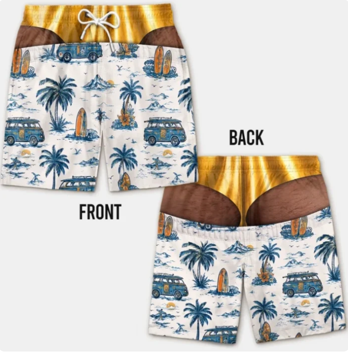 Funny Trunks Gag Swimming Shorts