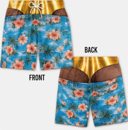 Funny Trunks Gag Swimming Shorts