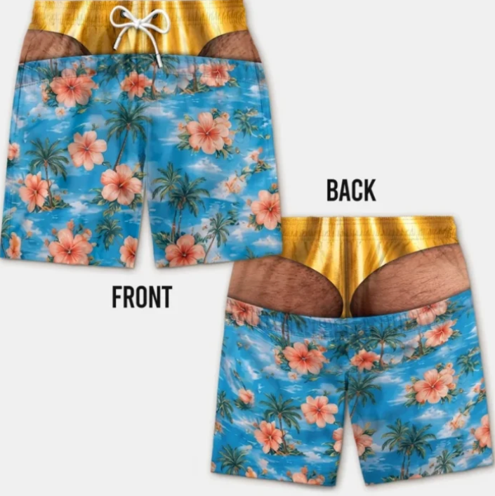 Funny Trunks Gag Swimming Shorts