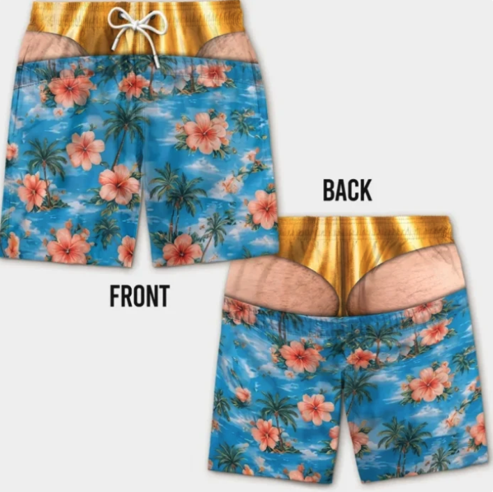 Funny Trunks Gag Swimming Shorts