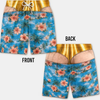 Funny Trunks Gag Swimming Shorts