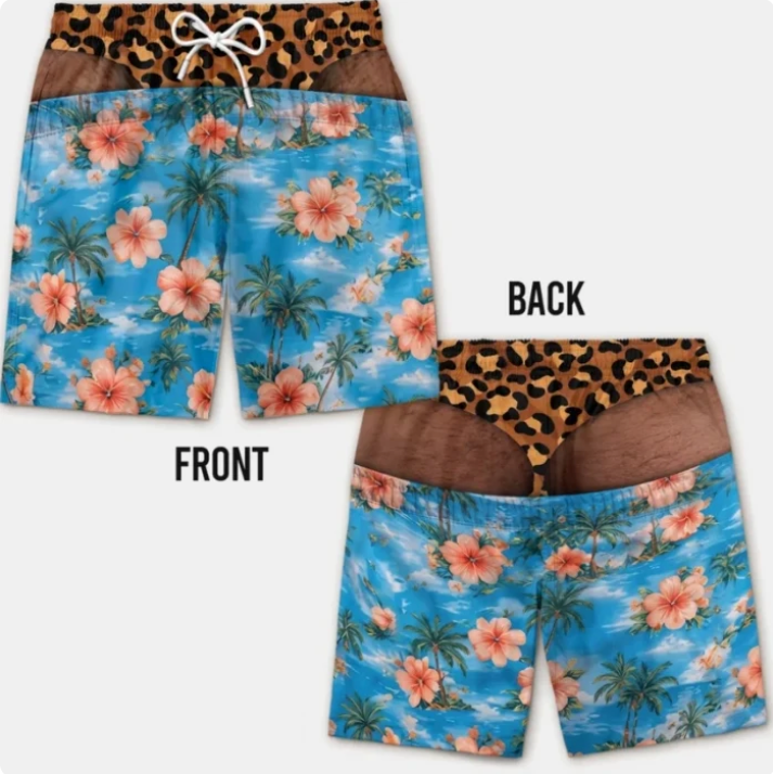 Funny Trunks Gag Swimming Shorts